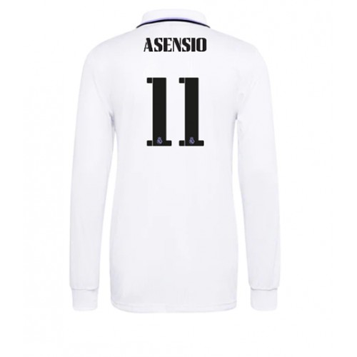 Fotbalové Dres Real Madrid Marco Asensio #11 Domácí 2022-23 Dlouhý Rukáv